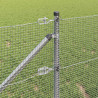 Słupek ogrodzeniowy. Srebrny 50 x 0,4 m (siatka 12 x 12 mm)