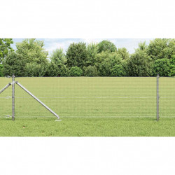 Słupek ogrodzeniowy. Srebrny 50 x 0,5 m (siatka 19 x 19 mm)