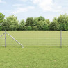Słupek ogrodzeniowy. Srebrny 50 x 0,5 m (siatka 19 x 19 mm)