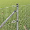 Słupek ogrodzeniowy. Srebrny 50 x 0,6 m (siatka 16 x 16 mm)