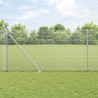 Słupek ogrodzeniowy. Srebrny 50 x 1,4 m (siatka 12 x 12 mm)