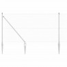 Słupek ogrodzeniowy. Srebrny 50 x 1,4 m (19 x 19 mm siatka)