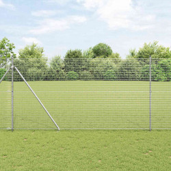 Słupek ogrodzeniowy. Srebrny 50 x 1,5 m (siatka 19 x 19 mm)