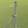 Słupek ogrodzeniowy. Srebrny 50 x 1,5 m (siatka 19 x 19 mm)