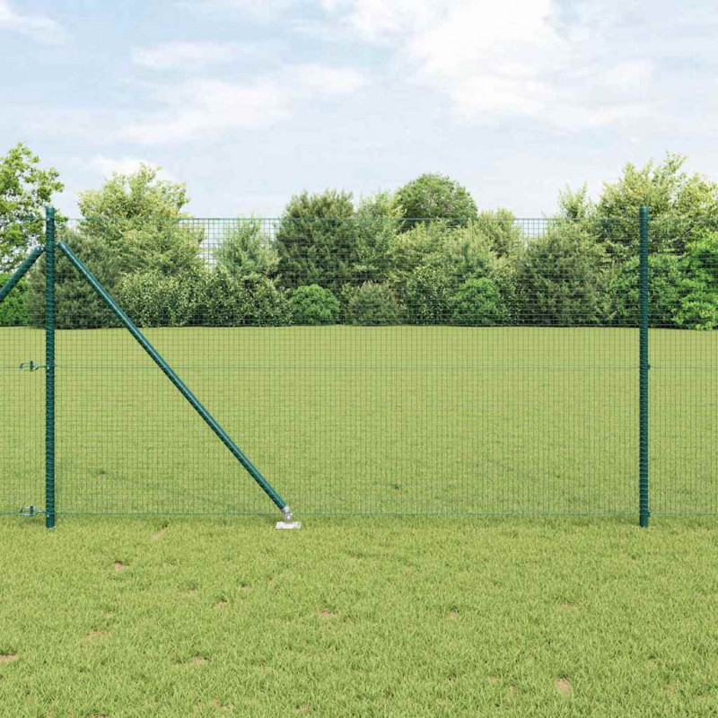 Słupek ogrodzeniowy. Zielony 25 x 1 m (rolka siatki 19 x 19 mm)