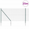 Słupek ogrodzeniowy. Zielony 25 x 1,2 m (siatka 12 x 12 mm)