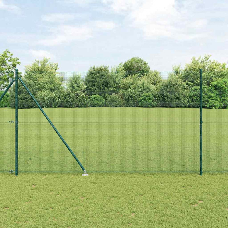 Słupek ogrodzeniowy. Zielony 25 x 1,5 m (siatka 16 x 16 mm)