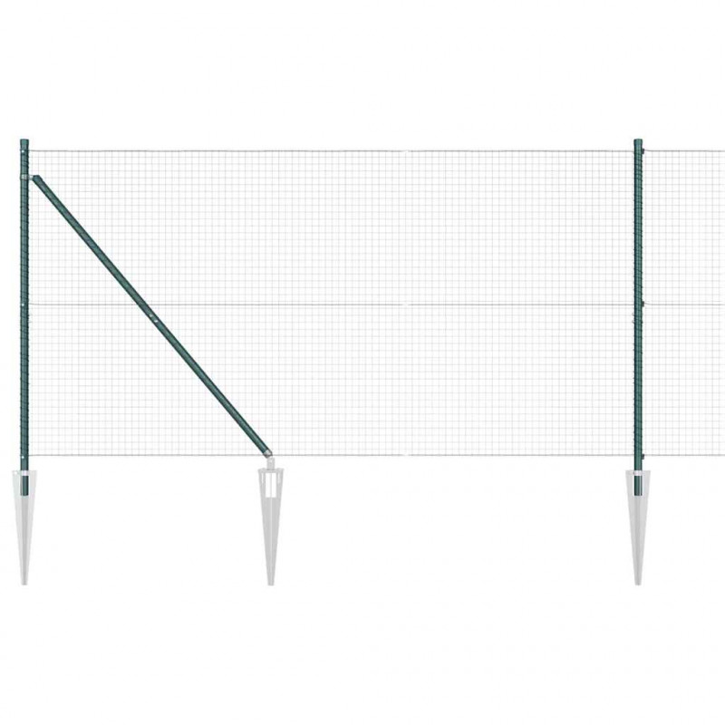 Słupek ogrodzeniowy. Zielony 50 x 1,2 m (siatka 25 x 25 mm)