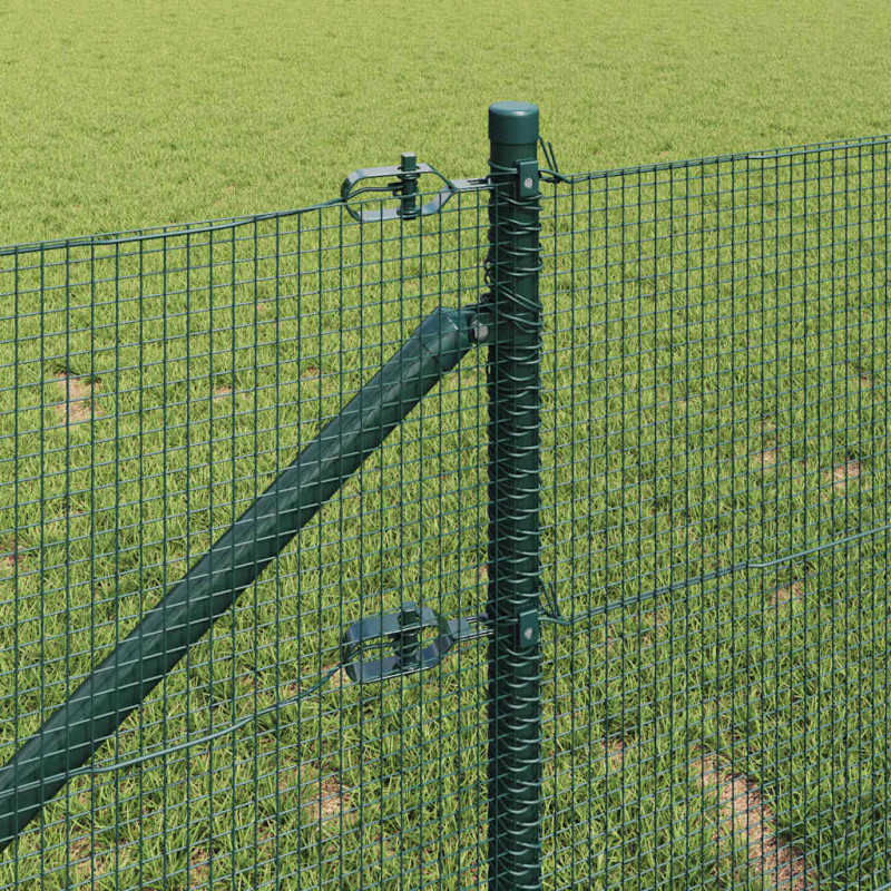Słupek ogrodzeniowy. Zielony 100 x 0,4 m (siatka 12 x 12 mm)