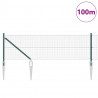 Słupek ogrodzeniowy. Zielony 100 x 0,4 m (16 x 16 mm siatka)