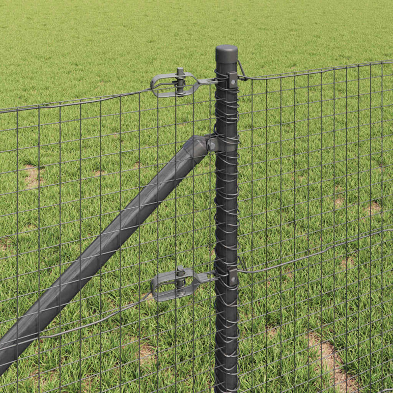 Słupek ogrodzeniowy. Szary 10 x 1 m (siatka 25 x 25 mm) Stal