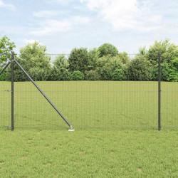 Słupek ogrodzeniowy. Szary 10 x 1,2 m (siatka 25 x 25 mm)