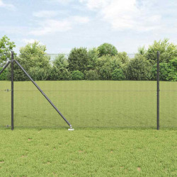 Słupek ogrodzeniowy. Szary 10 x 1,4 m (siatka 12 x 12 mm)