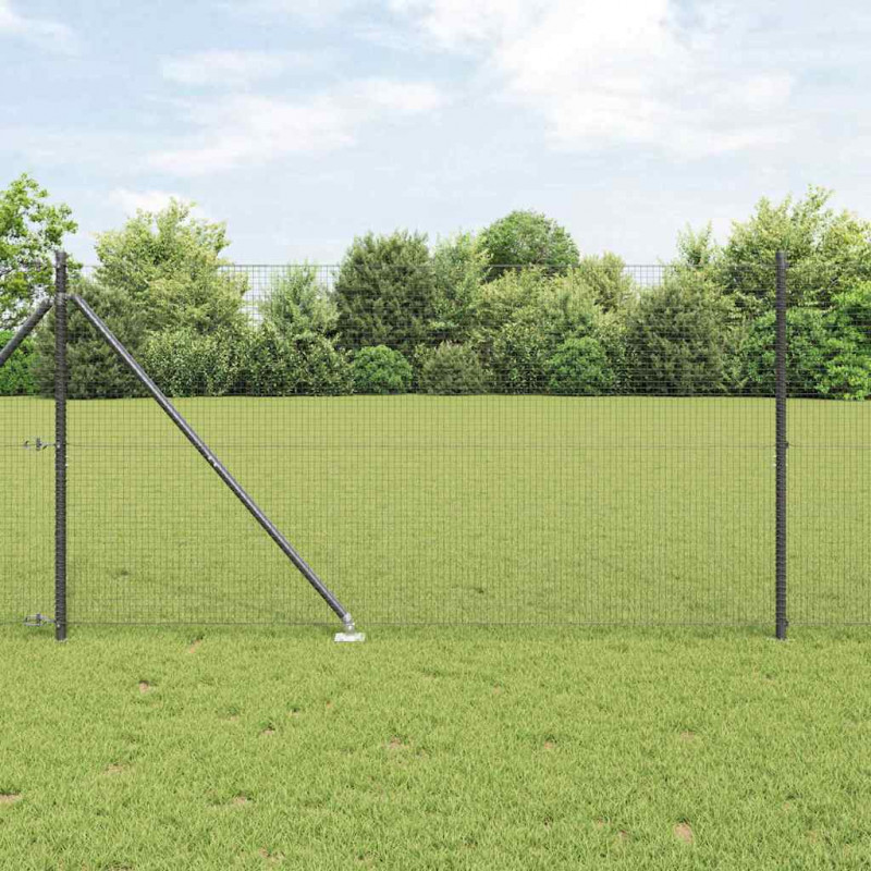 Słupek ogrodzeniowy. Szary 10 x 1,4 m (siatka 19 x 19 mm)