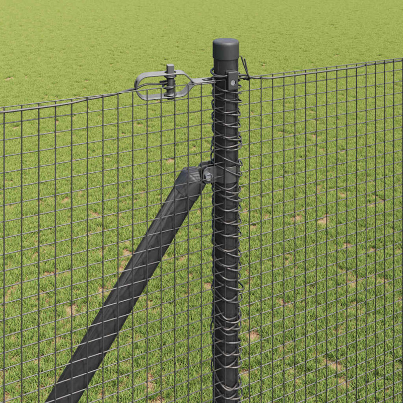 Słupek ogrodzeniowy. Szary 10 x 1,5 m (siatka 16 x 16 mm)