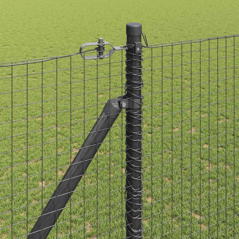 Słupek ogrodzeniowy. Szary 10 x 1,6 m (siatka 25 x 25 mm)