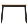 Stolik konsolowy, 110x40x76 cm, lite drewno mango i żelazo