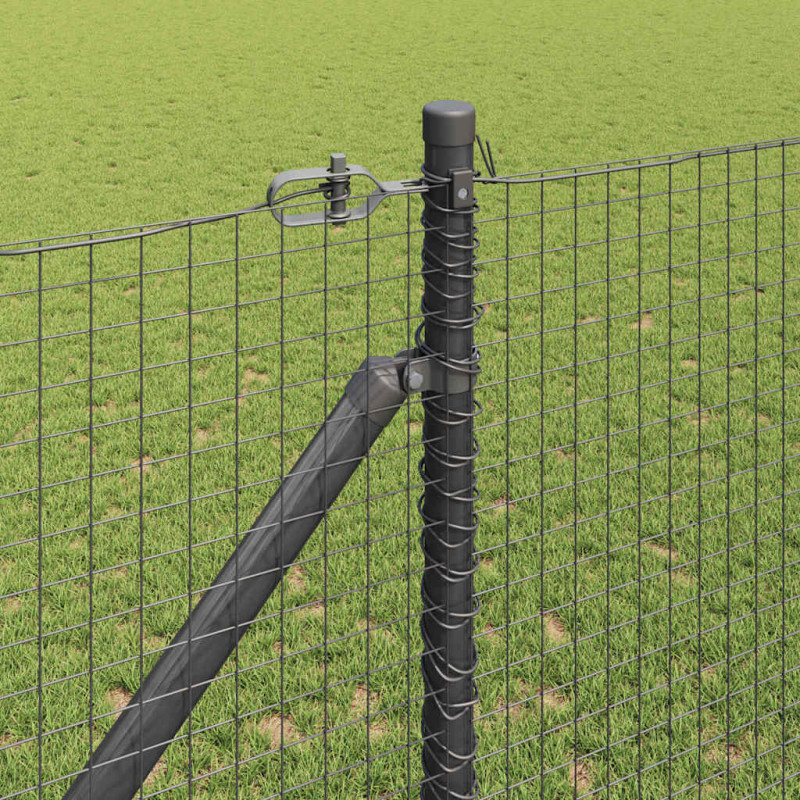 Słupek ogrodzeniowy. Szary 25 x 1,2 m (siatka 25 x 25 mm)