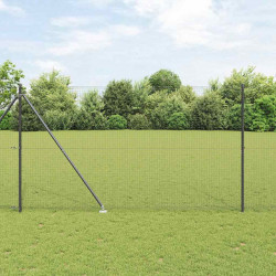 Słupek ogrodzeniowy. Szary 25 x 1,6 m (siatka 25 x 25 mm)