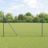 Słupek ogrodzeniowy. Szary 25 x 1,6 m (siatka 25 x 25 mm)