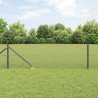 Słupek ogrodzeniowy. Szary 50 x 0,6 m (siatka 12 x 12 mm)
