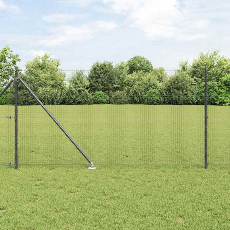 Słupek ogrodzeniowy. Szary 50 x 1 m (siatka 25 x 25 mm)