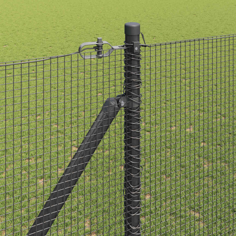 Słupek ogrodzeniowy. Szary 50 x 1,5 m (siatka 12 x 12 mm)