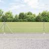 Słupek ogrodzeniowy. Srebrny 10 x 0,4 m (siatka 12 x 12 mm)