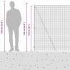 Słupek ogrodzeniowy. Srebrny 10 x 1,6 m (siatka 16 x 16 mm)