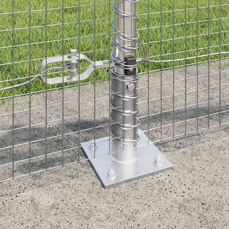Słupek ogrodzeniowy. Srebrny 25 x 0,4 m (siatka 19 x 19 mm)