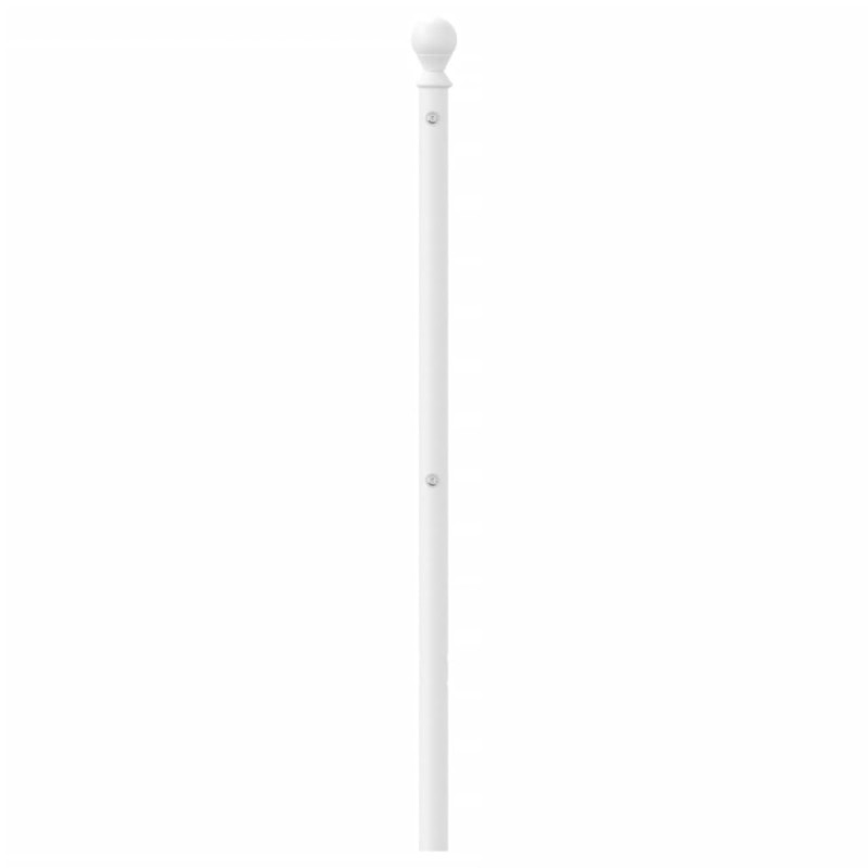 Metalowe wezgłowie, białe, 160 cm