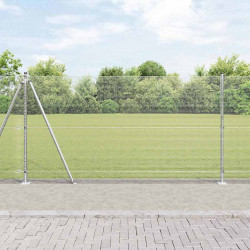 Słupek ogrodzeniowy. Srebrny 25 x 1,2 m (siatka 12 x 12 mm)