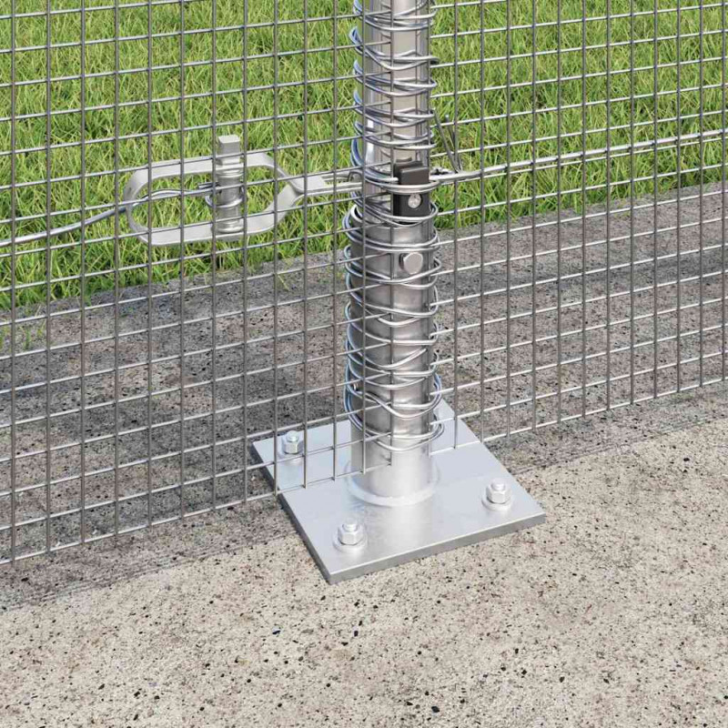 Słupek ogrodzeniowy. Srebrny 25 x 1,6 m (siatka 12 x 12 mm)