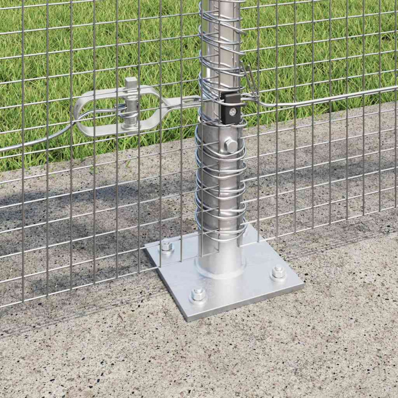 Słupek ogrodzeniowy. Srebrny 50 x 0,8 m (siatka 16 x 16 mm)