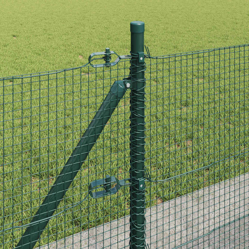 Słupek ogrodzeniowy. Zielony 10 x 0,4 m (siatka 16 x 16 mm)