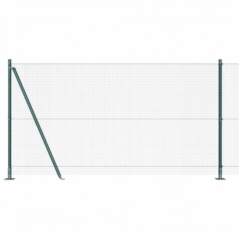 Słupek ogrodzeniowy. Zielony 10 x 1,2 m (16 x 16 mm siatka)
