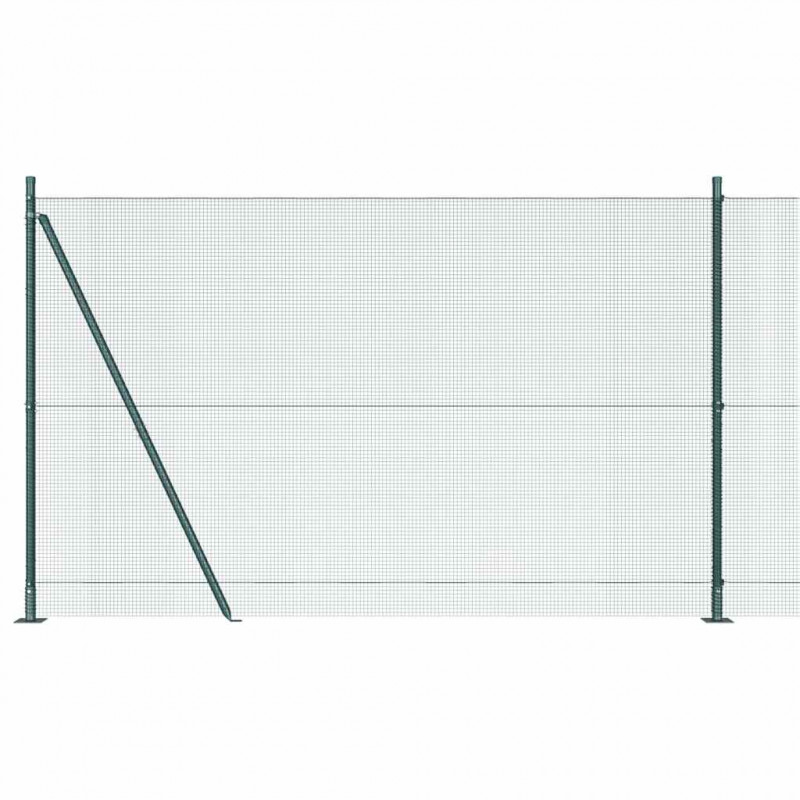 Słupek ogrodzeniowy. Zielony 10 x 1,6 m (siatka 12 x 12 mm)