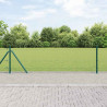 Słupek ogrodzeniowy. Zielony 25 x 0,4 m (siatka 25 x 25 mm)
