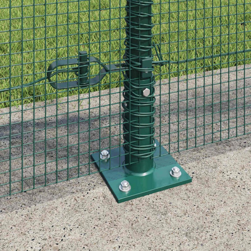 Słupek ogrodzeniowy. Zielony 25 x 1 m (siatka 12 x 12 mm) Stal