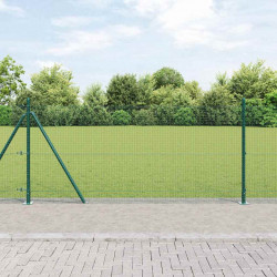 Słupek ogrodzeniowy. Zielony 25 x 1 m (rolka siatki 19 x 19 mm)