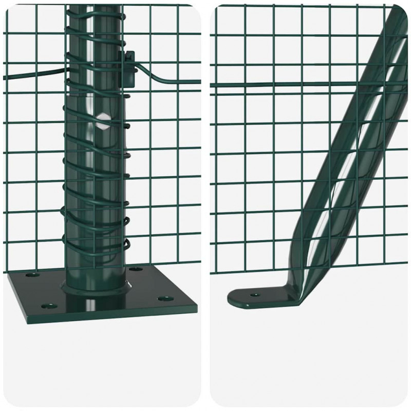 Słupek ogrodzeniowy. Zielony 25 x 1,2 m (16 x 16 mm siatka)
