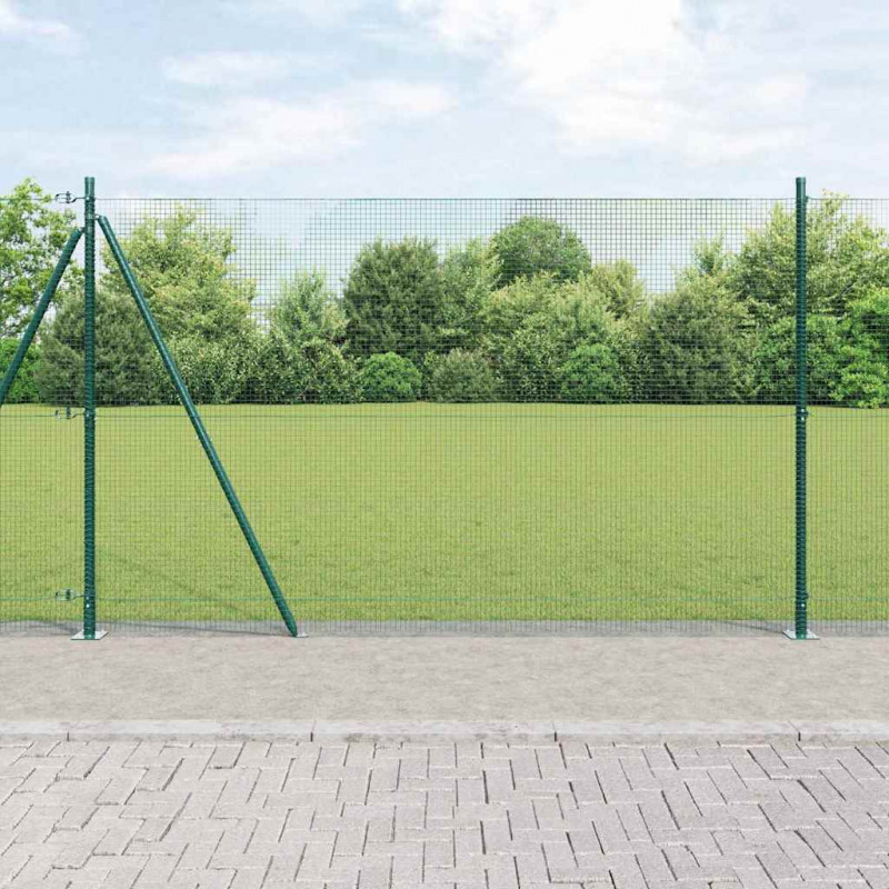 Słupek ogrodzeniowy. Zielony 25 x 1,5 m (siatka 16 x 16 mm)