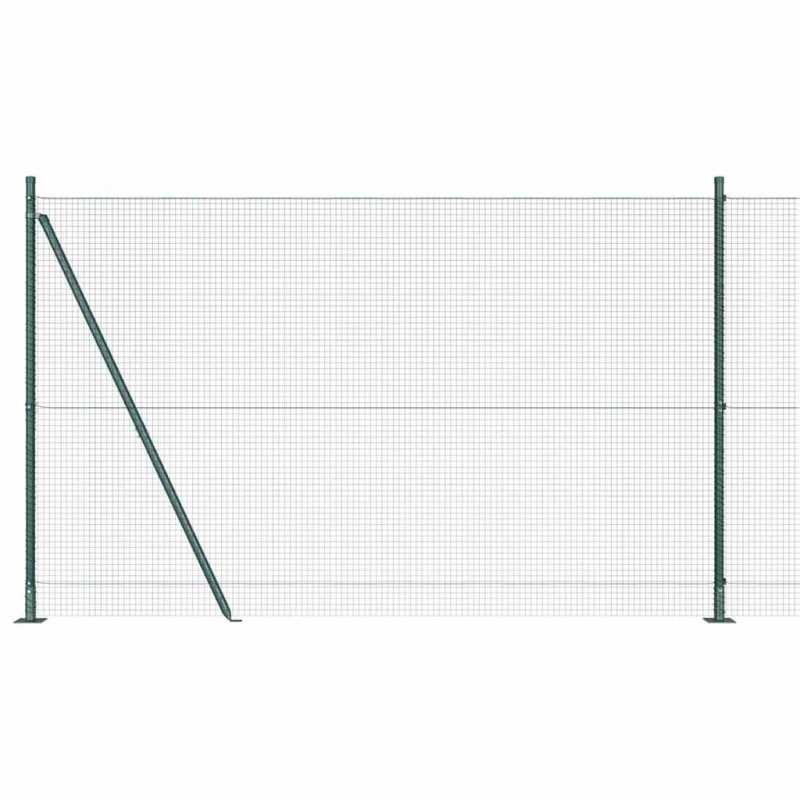 Słupek ogrodzeniowy. Zielony 25 x 1,5 m (19 x 19 mm siatka)