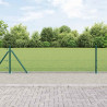 Słupek ogrodzeniowy. Zielony 50 x 0,4 m (siatka 12 x 12 mm)