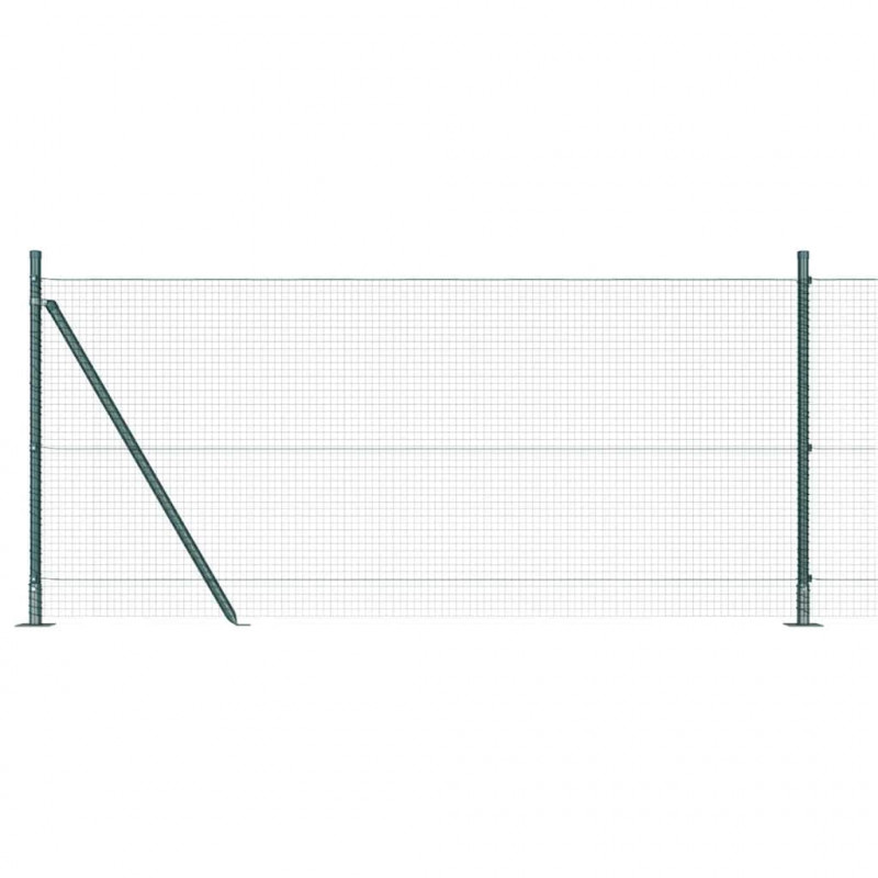 Słupek ogrodzeniowy. Zielony 50 x 0,8 m (siatka 19 x 19 mm)