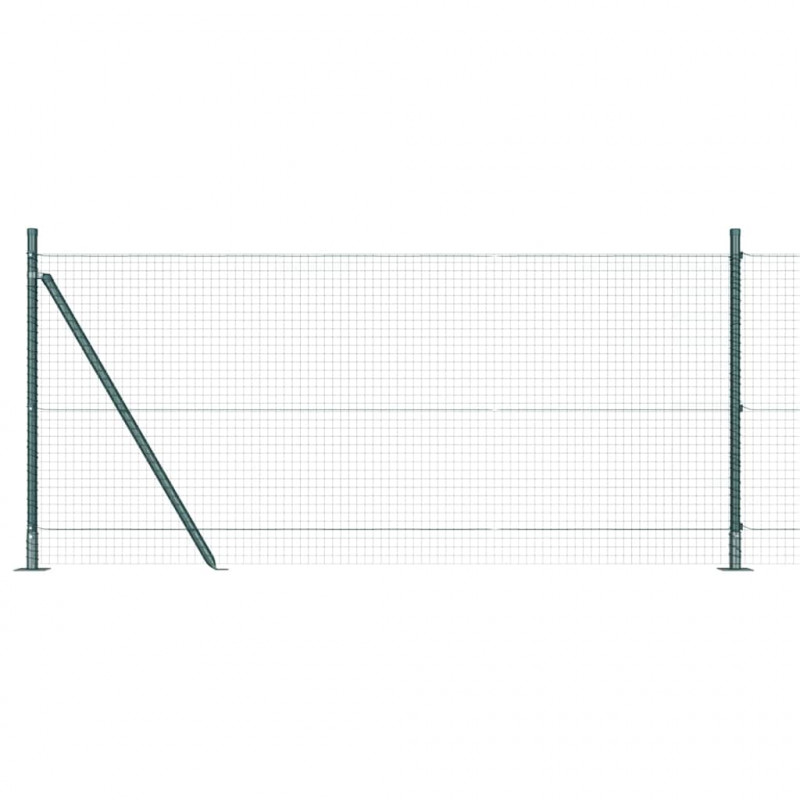 Słupek ogrodzeniowy. Zielony 50 x 1 m (siatka 25 x 25 mm)