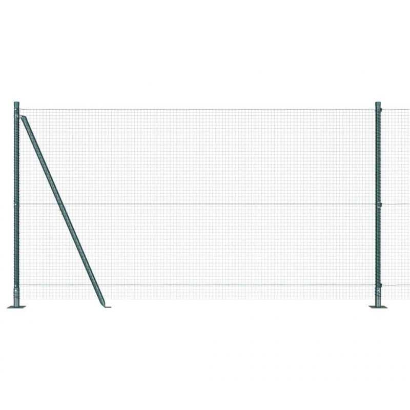 Słupek ogrodzeniowy. Zielony 50 x 1,2 m (siatka 19 x 19 mm)