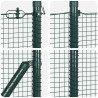 Słupek ogrodzeniowy. Zielony 100 x 0,4 m (16 x 16 mm siatka)
