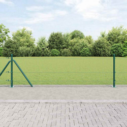 Słupek ogrodzeniowy. Zielony 100 x 0,5 m (siatka 19 x 19 mm)