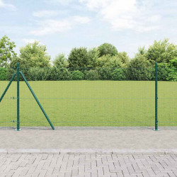 Słupek ogrodzeniowy. Zielony 100 x 0,8 m (siatka 25 x 25 mm)